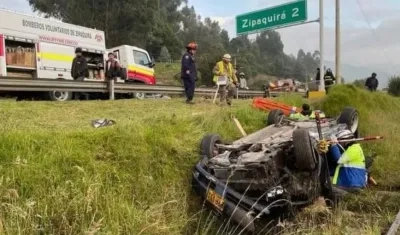 Vehículo del siniestro.