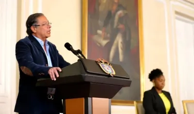 El presidente de Colombia, Gustavo Petro y la vicepresidenta, Francia Márquez