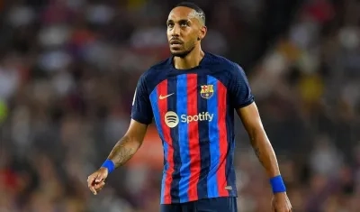 El delantero  Pierre-Emerick Aubameyang.