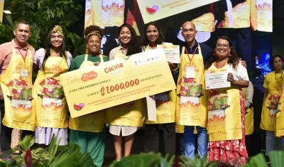 Ganadora 'cocina para aficionados'. 