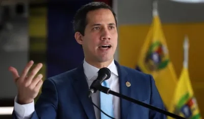 El dirigente opositor venezolano Juan Guaidó.