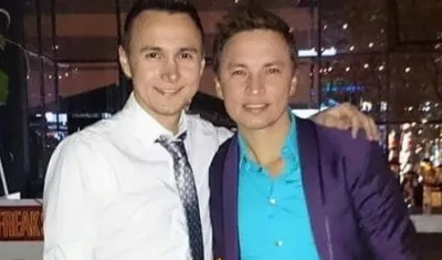 Mauricio y Jhonier Leal. A este últmo se le acusa del asesinato de su hermano y de su mama Marleny Hernández.