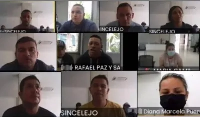 Una de las audiencias cumplidas en Sincelejo.