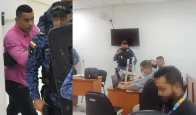 Levith Rúa estuvo de manera física en el juicio en su contra este miércoles, en Barranquilla. 