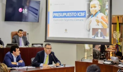 El Director General del ICBF, Gustavo Martínez Perdomo.