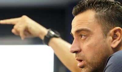 El técnico barcelonista Xavi Hernández.