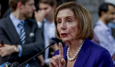 Presidenta de la Cámara de Representantes de EE.UU., Nancy Pelosi.