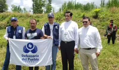 Soldado liberado por el ELN.