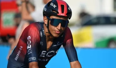 El colombiano Egan Bernal.