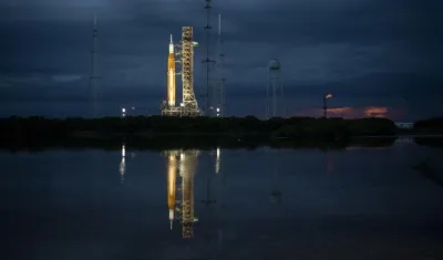 Preparativos del lanzamiento de la misión Artemis I.