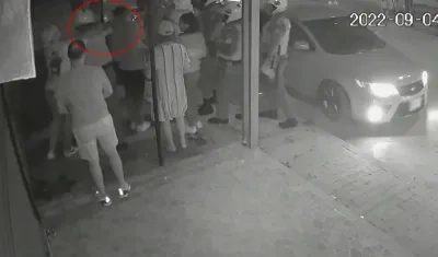 Agresión a comerciante en Santo Tomás. 