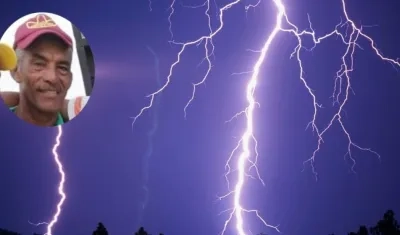Bigabriel Manotas murió tras ser alcanzado por un rayo. 