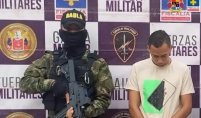 Juan Miguel Carrillo Díaz fue capturado por presunta extorsión.