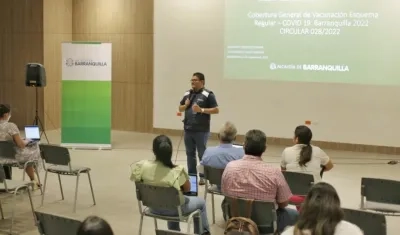 El secretario de Salud de Barranquilla, Humberto Mendoza