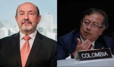 Isidro Solís y Gustavo Petro.