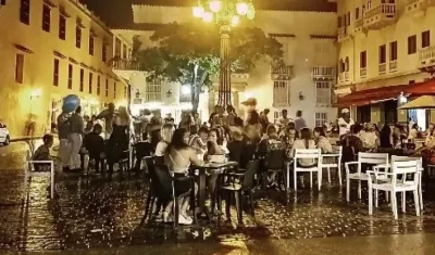 Plaza de Santo Domingo en Cartagena