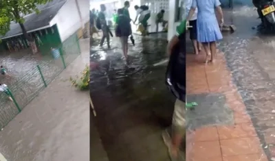 Inundaciones en el colegio Itida. 