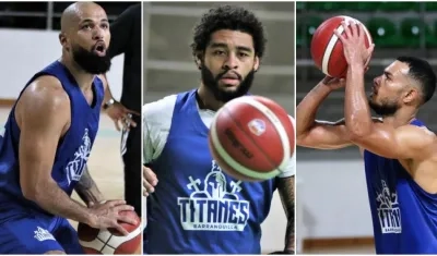 José Lozano, Brandon Davis Rodríguez y Javier González.