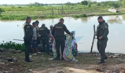 Rescate de menor ahogado en arroyo.