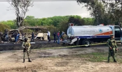 Así quedaron los dos vehículos involucrados.