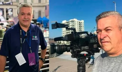 Humberto Acosta, camarógrafo barranquillero que trabaja en Univisión.