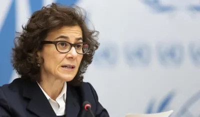 La alta comisionada de la ONU, Nada Al-Nashif.