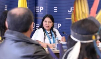 Momentos de la apertura del caso 09 de la JEP.