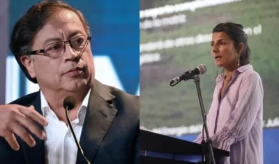Presidente Gustavo Petro y Ministra de Minas Irene Vélez.
