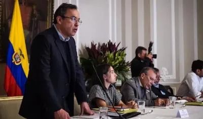 Reunión de Petro con bancada del Pacto Histórico.