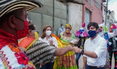 El Alcalde de Barranquilla, Jaime Pumarejo.