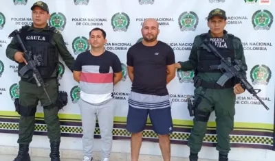 Los dos hombres imputados por el secuestro de un adolescente. 