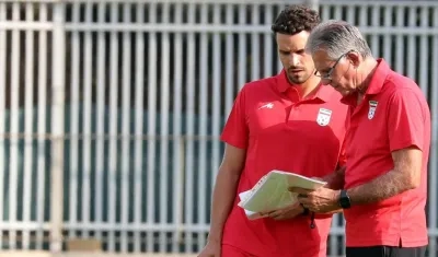 Carlos Queiroz, técnico de Irán. 