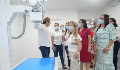 La gobernadora del Atlántico, Elsa Noguera.