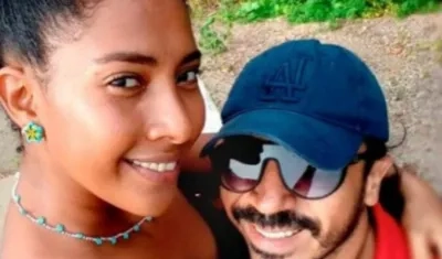 Eva Felicia Amaya y su esposo Néstor Fredy Rodríguez, de quien se había separado.