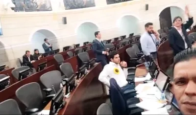 Así estaba el recinto.