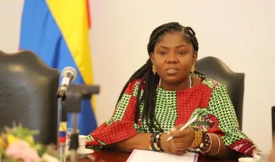 Francia Márquez, Vicepresidenta de Colombia.