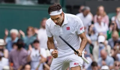 Roger Federer, tenista suizo. 