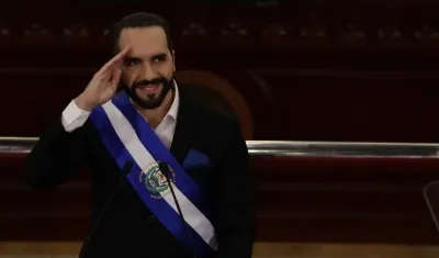 El Presidente de El Salvador, Nayib Bukele.