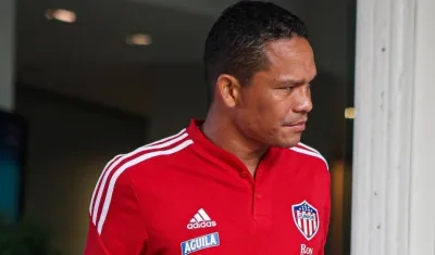 Carlos Bacca, delantero porteño. 