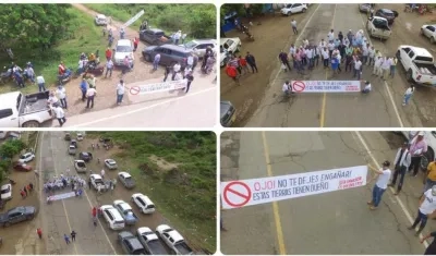 Plantón en el Magdalena. 