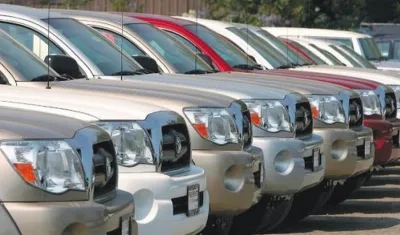 Camionetas de uso del Congreso.