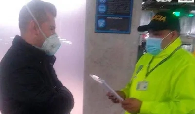 El capitán de la Policía, Jorge Isaac Aguilar García.