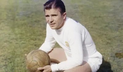 Ferenc Puskas, jugador legendario del Real Madrid. 
