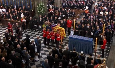 Imagen del funeral.