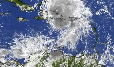 Huracán 'Fiona' en República Dominicana y el arrastre de humedad sobre la región Caribe colombiana. 