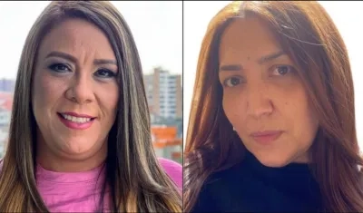 Sandra Herrera y Elania Redondo.