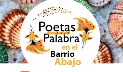 Afiche promocional de 'Poetas bajo palabra’.