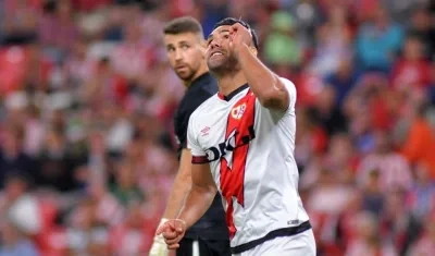 Falcao García, delantero del Rayo Vallecano. 