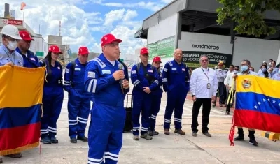 El presidente de Pequiven, Pedro Rafael Tellechea.
