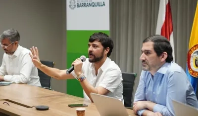 El Alcalde de Barranquilla, Jaime Pumarejo.